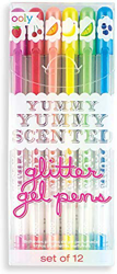 Bolígrafo gel purpurina con olor Yummy Yummy (12 colores) en oferta