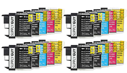 20 Cartuchos de Tinta Compatible con Brother LC-1100 (8X Negro, 4X Cian, 4X Magenta, 4X Amarillo) características
