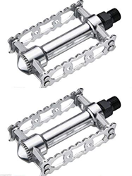ONOGAL 2X Pedales Retro Aluminio Pulido Eje de Acero Rodamientos de Bola Bicicleta 2894 en oferta