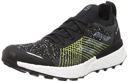 adidas Terrex Two Ultra PRIMEBLUE, Zapatillas para Carreras de montaña Hombre, Core Black/FTWR White/Solar Yellow, 42 2/3 EU en oferta