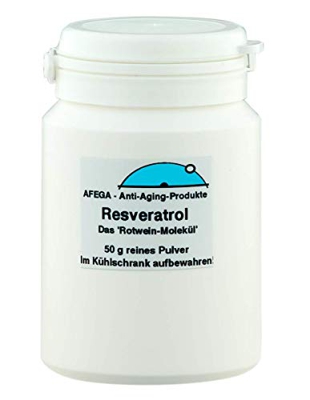 50 g de polvo de resveratrol, pureza > 99%.