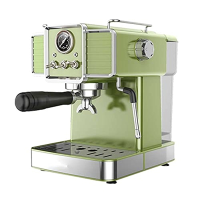 yunyun Cafetera Express,hogar Pequeño Semiautomático Cafetera,con Espumador De Leche,Apto para Familias Cafetera Electrica(24 X 27 X 30,8 Cm)