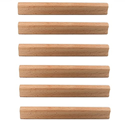 XYF Tirador de Armario Puerta cajón de Madera Maciza Tirador de Madera Mesita de Noche de Armario Tiradores de cajón de Armario Minimalistas Modernos 