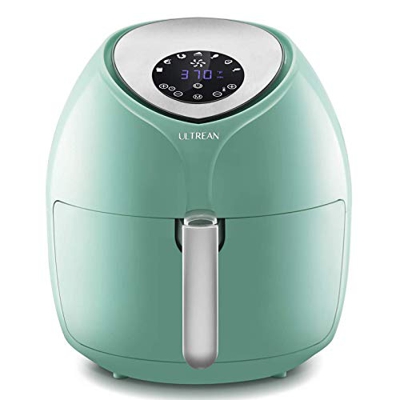 Ultrean Freidora sin Aceite 6L/8L, Freidora Aire 1800W, Air Fryer con 7 Programas, Pantalla Digital LCD, Ajuste de Tiempo y Temperatura, Freidoras sin