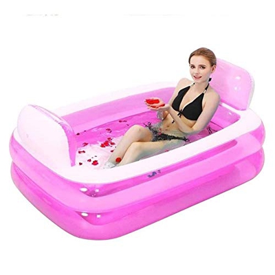 GAOTTINGSD Piscinas Hinchable Inflable de PVC Bañera Cuarto de baño portátil Plegable Adulto Independiente SPA Bed Bañera Tina de baño Adulto del niño