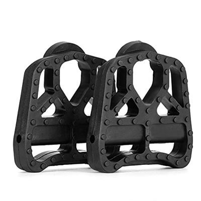 Mimoke Adaptador suave antideslizante para pedales compatibles con Shimano SPD -SL/Look Keo No es necesario tacos, Convierte los pedales automáticos e