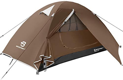 Bessport Tienda de Campaña con Dos Puertas A Prueba de UV/Viento Fuerte/Lluvia para Trekking, Campamento, Playa, Aventura, etc