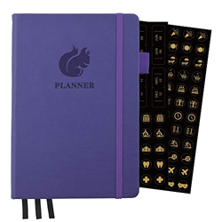 SynLiZy A5 Planificador sin fecha Agenda Agenda Libro Académico Planificador semanal y mensual 12 meses 53 semanas 14x21cm precio