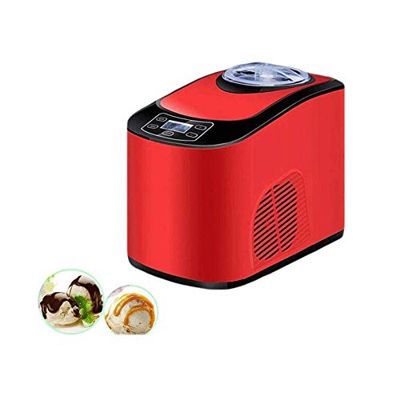 Máquina de Fabricante de Helados con un tazón Interior extraíble Grande de 1.5L y Acabado de Acero Inoxidable □ Ideal para Helado, Sorbete y Yogur con