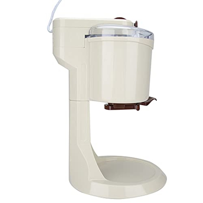 Vcriczk Máquina para Hacer Helados, fácil de Limpiar Máquina para Hacer Helados 4D Cuchillas agitadoras Dobles Carcasa de ABS para Cono de Helado para