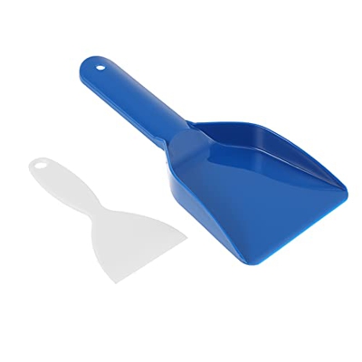 DOITOOL 2 Piezas de Plástico Refrigerador Pala de Hielo Raspador de Hielo Limpieza Congelador Pala de Escarcha Removedor de Nieve Removedor de Hielo C