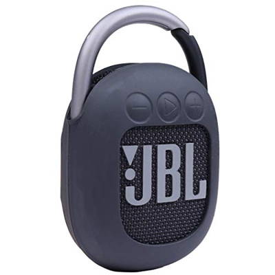 Aenllosi Estuche de Silicona para JBL Clip 4 Altavoz inalámbrico con Bluetooth (Negro)