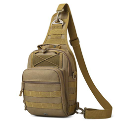 G-raphy Mochila Cruzada Hombre Bolsa de Hombro Bandolera Mochila de Pecho Estilo Militar Sling Mochila Frontal Bolso Messenger para Usar al Aire Libre en oferta