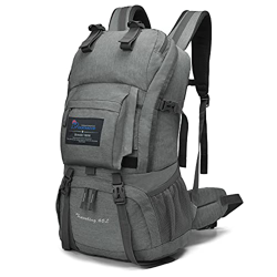 MOUNTAINTOP 40 litros Mochila de Senderismo, Impermeable Mochila Trekking al Aire Libre Mochilas de Montaña Viajes Acampadas con Cubierta de Lluvia（Gr en oferta