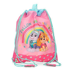 La Patrulla Canina Paw Patrol Follow Your Rainbow Bolsa de Merienda Rosa 27x34 cms Poliéster en oferta