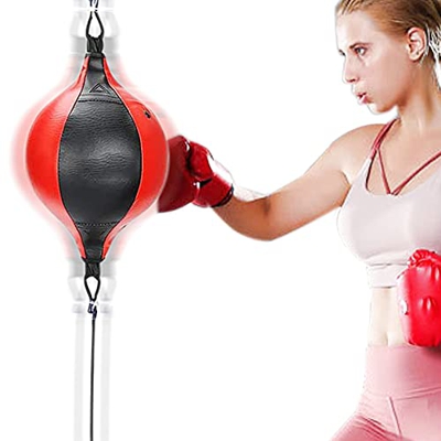 Peras de Boxeo de Velocidad - JanTeelGO Bolsa de Boxeo Colgante con Inflador Conjunto de Entrenamiento - Punching Ball con Doble para Físico MMA Muay 