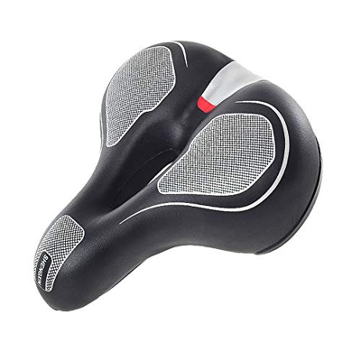 BWBIKE Wide Soft Flexible Sillín de Asiento de Bicicleta Diseño a Prueba de Golpes Confort Silla de Montar para MTB Mountain Bike