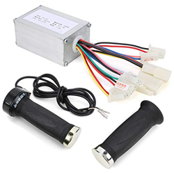 Alomejor 24V 250W Controlador de Cepillo Manillar Juego de puños de Acelerador con Cable extendido para Bicicleta eléctrica E-Bike características