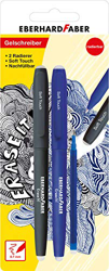 Eberhard Faber 582103 - Bolígrafo de gel borrable, juego de 2, incluye recambio azul precio