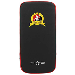 Taekwondo Boxing MMA Mitts Pad PU Kick Punching Guante de Entrenamiento Target Kicking Shield Train Tool(Rojo) en oferta