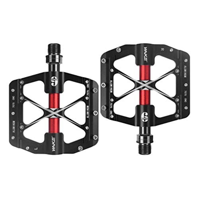 CYSKY Pedales de plataforma de bicicleta MTB Pedales de montaña 3 rodamientos de aluminio CNC Ciclismo Plataforma Pedales para la mayoría de Ciclismo 