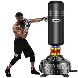 KUKU Saco De Boxeo Independiente, 70 Pulgadas Saco De Boxeo Pesado con Base De Ventosa Ajustable para Adultos, Jóvenes, Niños - Hombres Saco De Kickbo precio