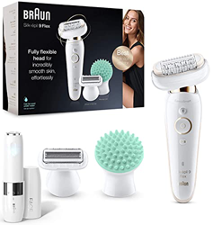 Braun Silk-épil Flex 9020 - Depiladora Mujer Eléctrica con Cabezal Flexible para una Depilación Fácil, Mango Antideslizante y Control + Braun Face Min precio