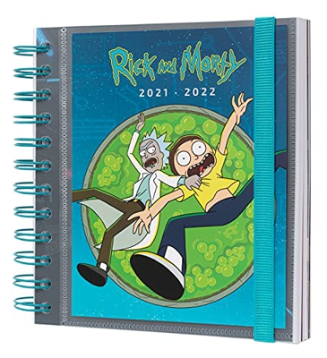 Agenda Escolar 2021 2022 Rick & Morty - Agenda Escolar 2021-2022 / Agenda 2022 dia por página - Agenda 11 meses desde Agosto de 2021 a Junio de 2022 │