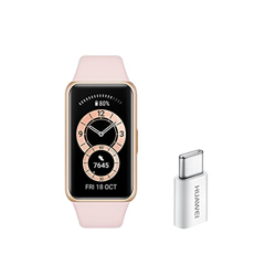 Huawei Band 6 - Pulsera de actividad con monitorización de Oxígeno en sangre (SpO2) 24horas y Adaptador USB-C, Pantalla FullView de 1.47 pulgadas, Bat en oferta
