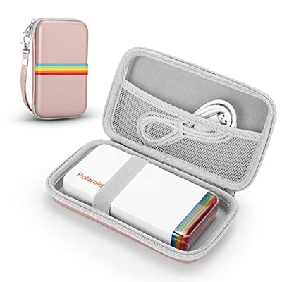Funda para impresora Polaroid Hi-Print 9046, funda rígida para bolsa de viaje portátil (Rose Gold)