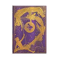 Paperblanks Agendas de 12 Meses 2022 Hada Violeta | Vertical | Midi (130 × 180 mm) características