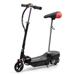 Radelldar Patinete Electrico Niños Scooter Electric con Asiento LED Lámpara Plegable Ajustable la Altura Potencia del Motor: 120 W,12V,4.5A,Conduzca h características