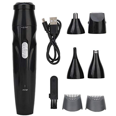 Máquina de Cortar Pelo Profesional Cortapelos para Hombres Recortador de Barba USB Recargable Kit de Corte de Cabello Recortadora de Cejas Maquinilla 