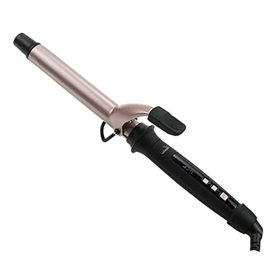 EOVL Tenacilla de pelo de 25 mm, Pinza Rizadora Ajustes de Temperatura, Moldeador de Pelo, Cable Profesional Giratorio, Recubrimiento con Punta Fría d