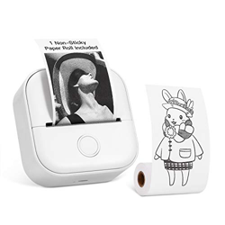Memoking T02 Impresora Pequeña en Blanco y Negro Mini Impresora Fotográfica Instantánea Bluetooth Portátil para Journal Creación de Diarios Regalo par características