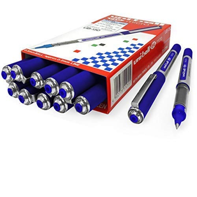 Uni-Ball UB-150 Micro Tinta Líquida Bolígrafos - 0.5mm - Azul - Paquete de 12+2