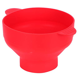 Oure Recipiente para Alimentos, tazón de Palomitas de maíz para Bricolaje, Silicona Reutilizable para Horno, microondas, refrigerador(con Mango-Nuevo  características