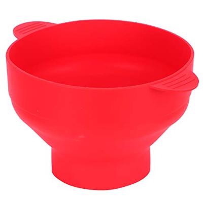 Oure Recipiente para Alimentos, tazón de Palomitas de maíz para Bricolaje, Silicona Reutilizable para Horno, microondas, refrigerador(con Mango-Nuevo 