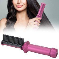 Cepillo alisador de pelo, cepillo alisador con tecnología de iones, temperatura ajustable y cepillo alisador eléctrico portátil características