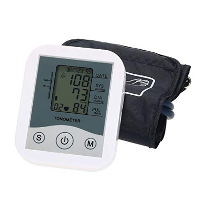 Bedler Esfigmomanómetro de Brazo Pantalla Digital LCD Monitor de presión Arterial Escaneo de Pulso Oscilometría Dos métodos de medición para medir la 