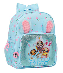 Safta Mochila Escolar Junior de Nanana, 320x120x380 mm, Azul Claro características