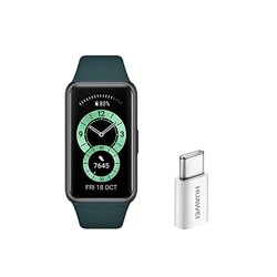 Huawei Band 6 - Pulsera de actividad con monitorización de Oxígeno en sangre (SpO2) 24horas y Adaptador USB-C, Pantalla FullView de 1.47 pulgadas, Bat precio