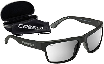 Cressi Ipanema Sunglasses Gafas de Sol, Unisex Adulto, Gris/Lentes Plata Espejo, Talla única