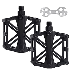 WELLXUNK® Pedales Bicicleta, Mountain Pedales Bicicleta, Bicicleta de MTB/BMX Pedales, Pedales de Bicicleta de Montaña Duraderos Ultraligeros Antidesl características