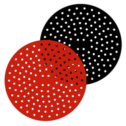 TENQUAN Revestimientos Antiadherentes para Freidoras de Aire, Accesorios para Freidoras,2 Pcs 8 Pulgadas Forma Redonda Reutilizables Silicona Almohadi características