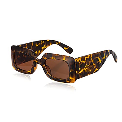 Hifot Gafas de Sol rectangulares Gafas de Sol para Mujer de Moda Protección UV400 Gafas de conducción Retro para Mujer