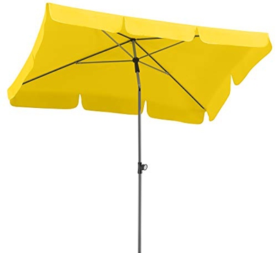 Schneider Parasol Locarno, cítrico, Aprox. 180 x 120 cm, 4 Piezas, Rectangular