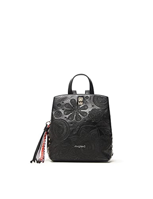Desigual Back_Deja VU Sumy Mini, Mochila. para Mujer, Negro, Einheitsgröße
