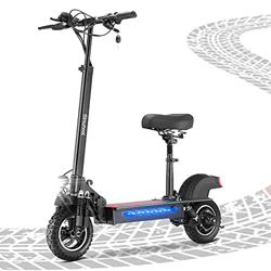 Patinete Electrico iSinwheel iX5 - Largo Alcance 40 KM, Velocidad Máxima hasta 45 KM / H, Neumáticos Todoterreno de 10 '' Motor de 600W con Asiento Pa precio
