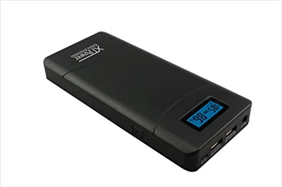 XTPower® XT-20000QC3 Powerbank - High Performance USB e DC Batteria con 20100mAh - 1x USB 2.1, 1x USB QC3 e uscita DC 12V 15V 16.5V 19V 20V 24V 65W MA